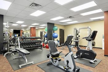 State-of-the-art gym and spin studio